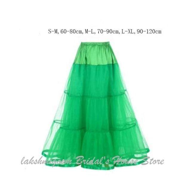 A Line Tulle Underskirt Women Without Hoops 100cm Floor Length - ROYCEBRIDAL OFFICIAL STORE